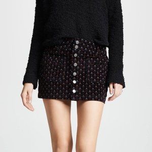 ❤️Free People Joanie Printed Cord Skirt